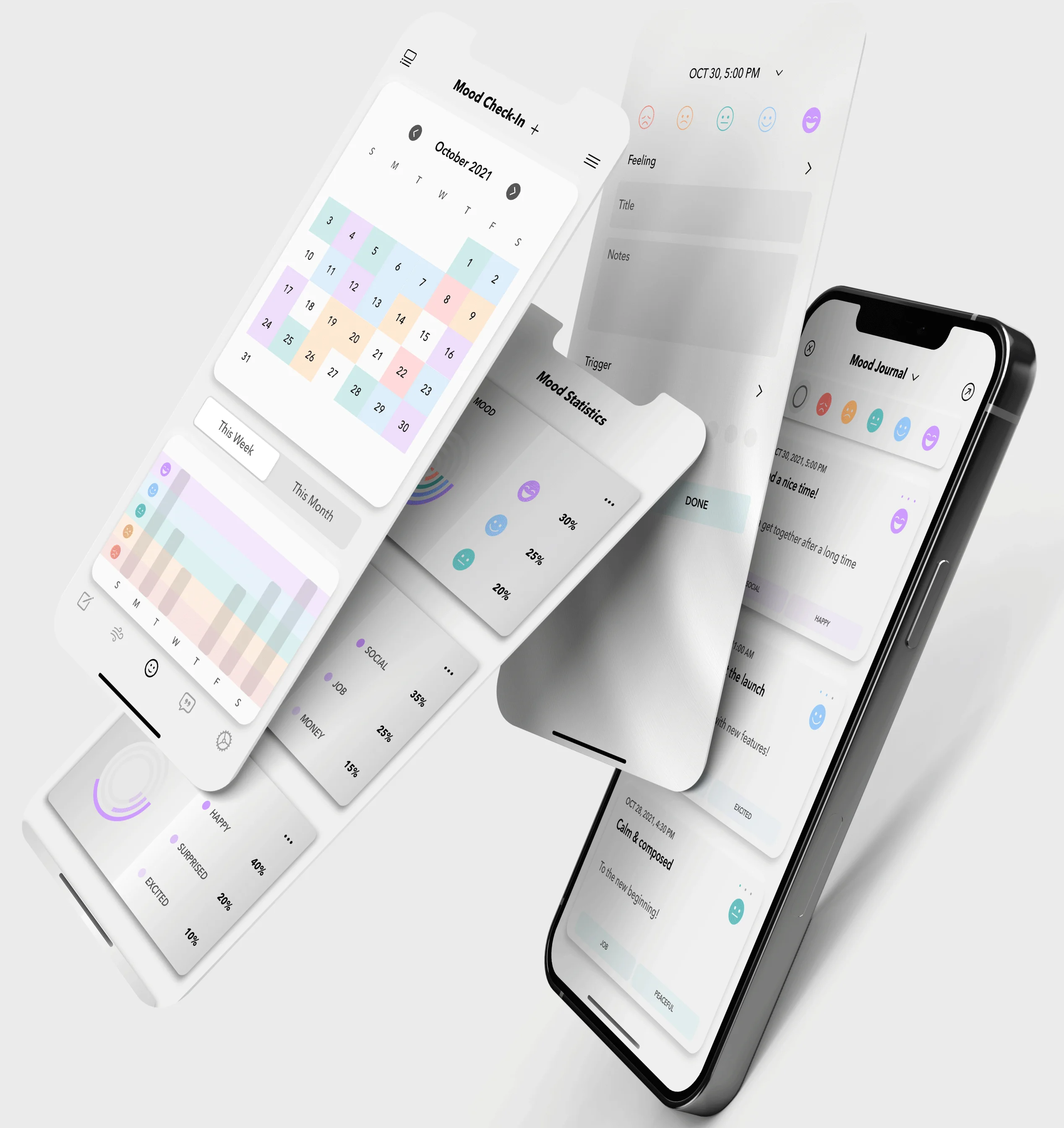 Worry Watch Mood Journal Tracker App